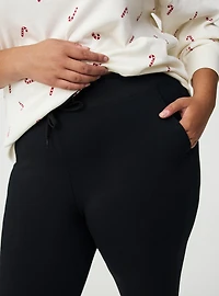 Full-Length Fleece Pocket Jogger Legging