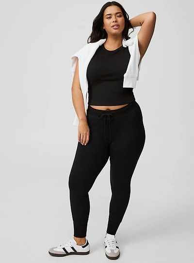 Full-Length Fleece Jogger Legging