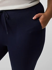 Full-Length Fleece Pocket Jogger Legging