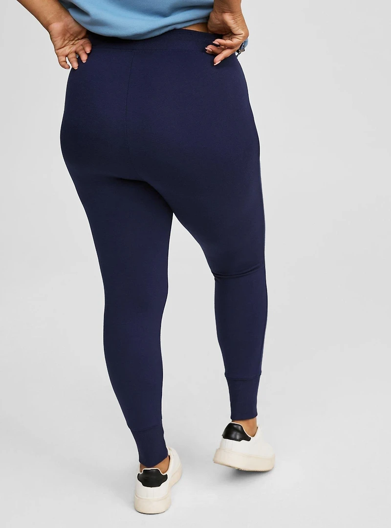 Full-Length Fleece Pocket Jogger Legging