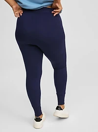 Full-Length Fleece Pocket Jogger Legging