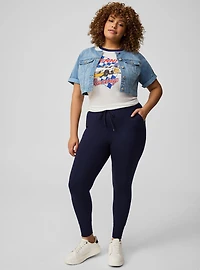 Full-Length Fleece Pocket Jogger Legging