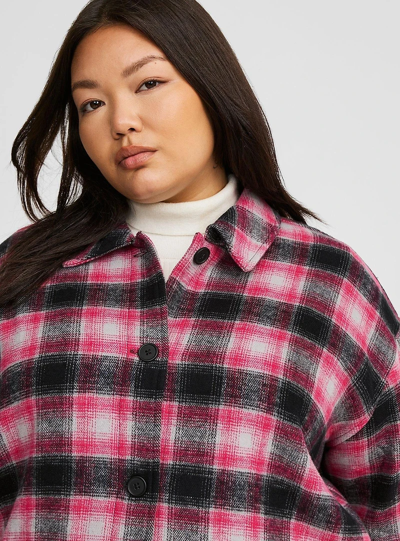 Cozy Double Knit Cropped Jacket