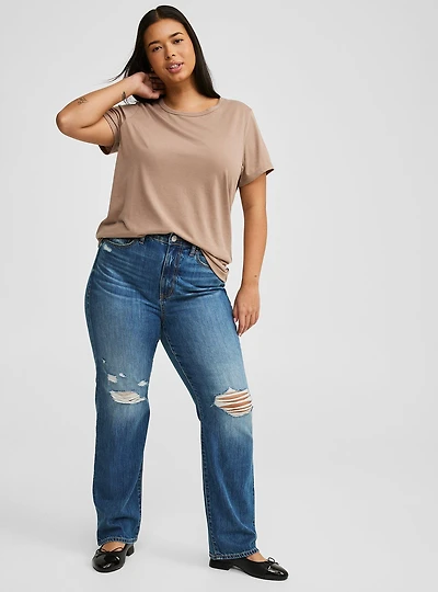High-Rise Straight Jean