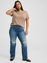 High-Rise Straight Jean