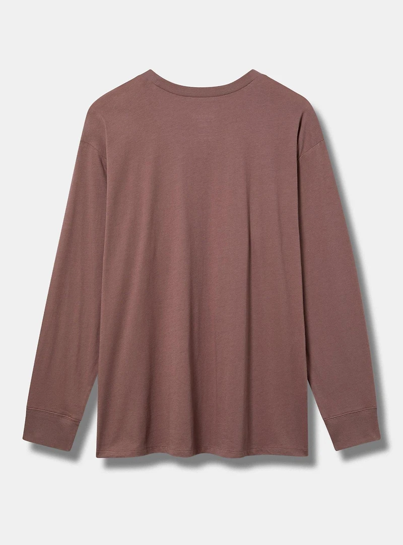 Floral Moon Classic Fit Long Sleeve Tee
