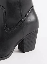 Almond Toe Heeled Knee Boot (WW)
