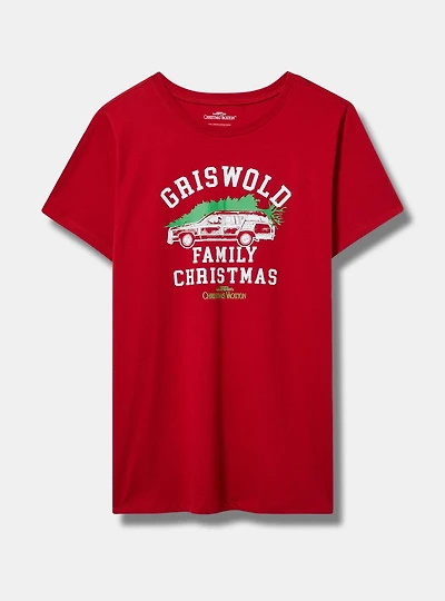Christmas Vacation Classic Fit Cotton Crew Tee