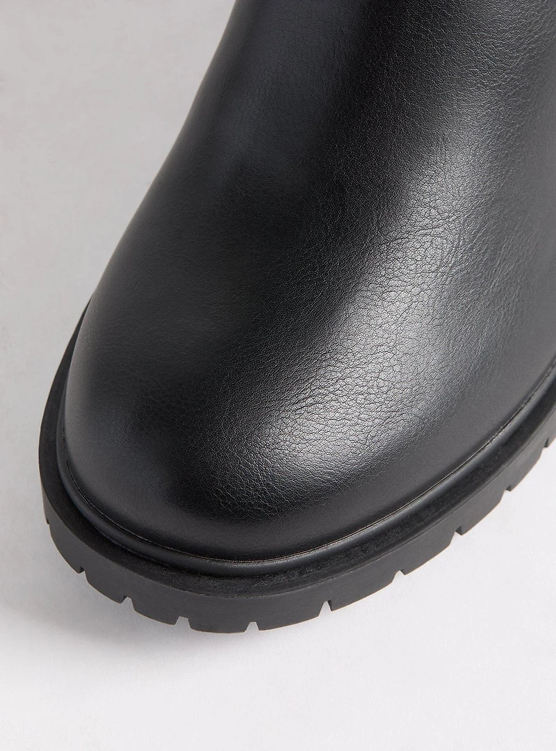 Quilted Sweater Knee Boot (WW)
