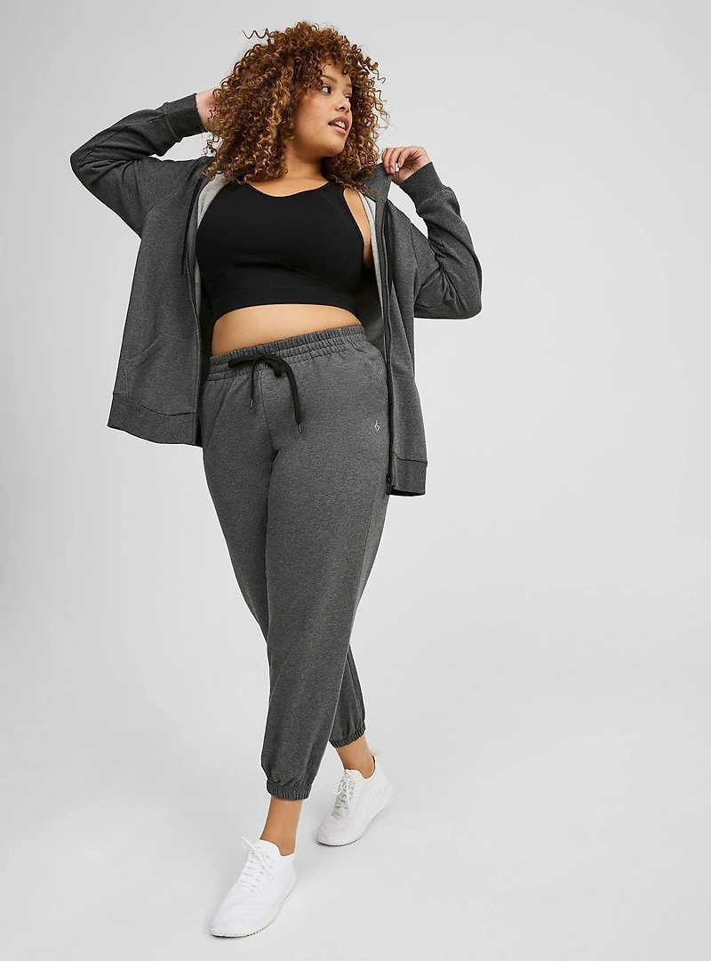 Classic Zip-Up Fleece Hoodie