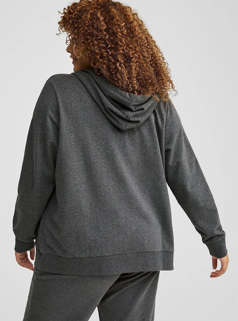 Classic Zip-Up Fleece Hoodie