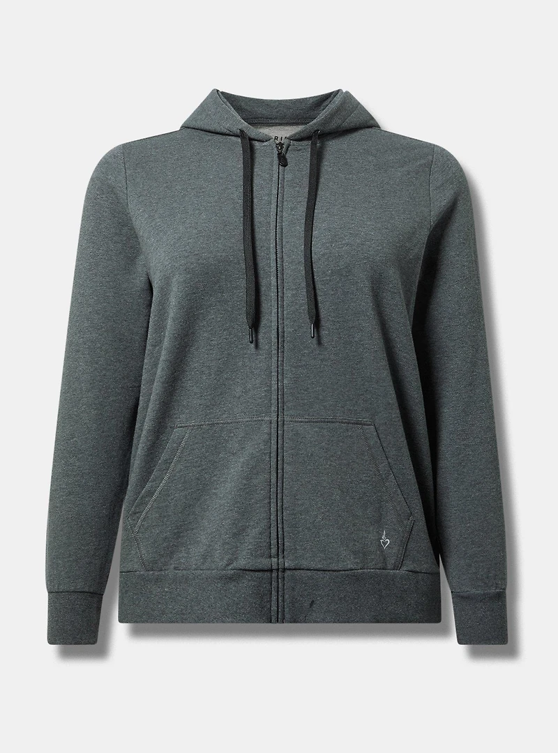 Classic Zip-Up Fleece Hoodie