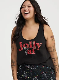 Cotton Racerback Sleep Tank