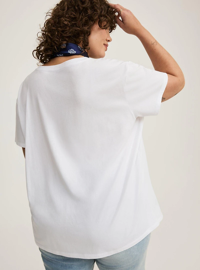 Heritage Jersey V-Neck Relaxed Tee