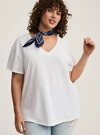 Heritage Jersey V-Neck Relaxed Tee