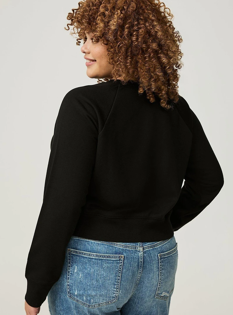 Cropped Crew Sweatshirt