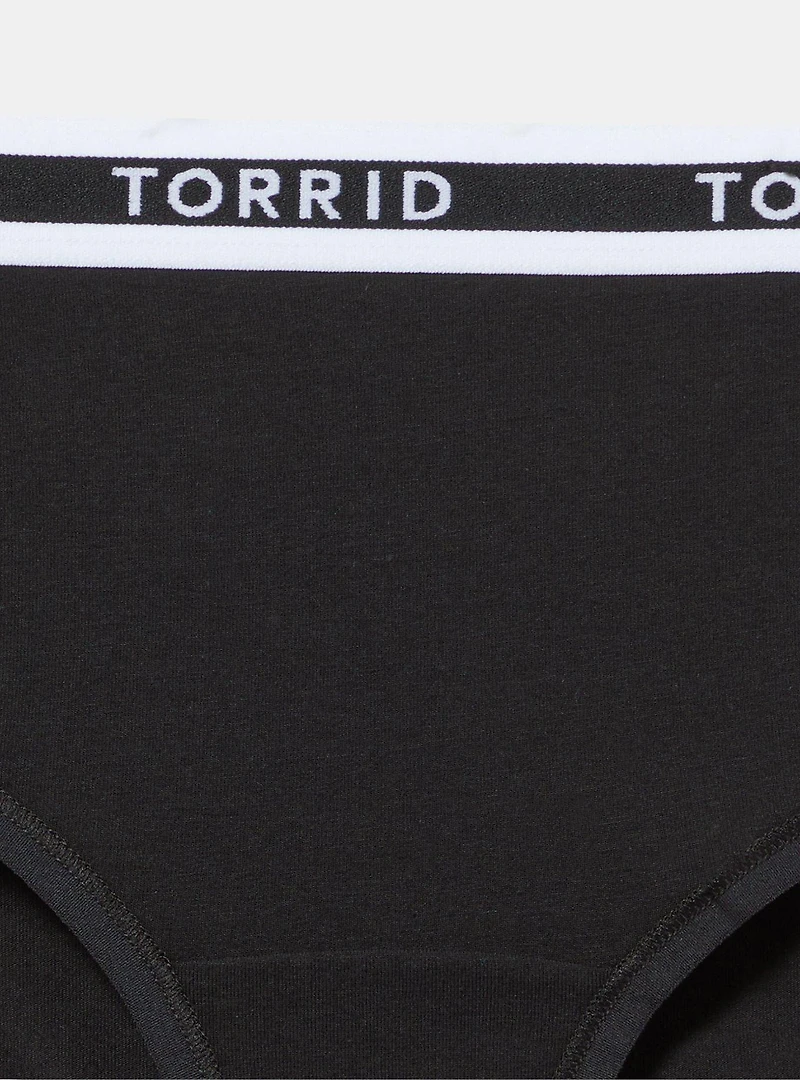 Mid Rise Hipster Logo Panty