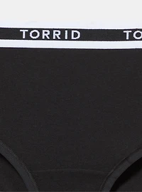 Mid Rise Hipster Logo Panty