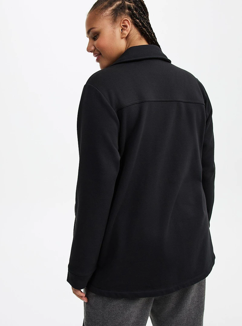 Brushed Fleece Active Shacket