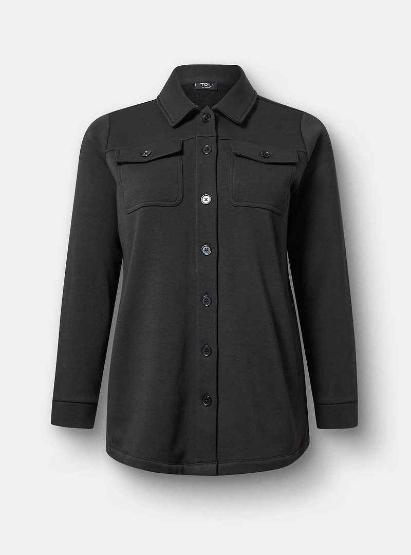 Brushed Fleece Active Shacket