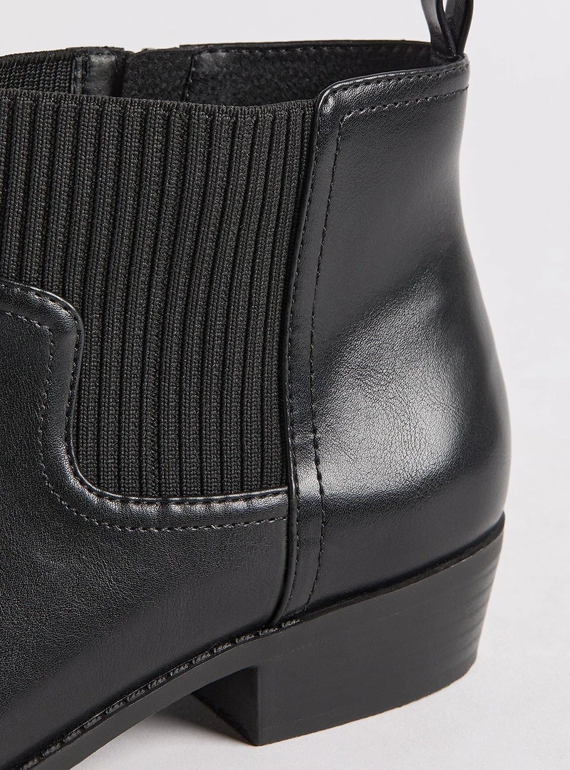 Textured Cuff Bootie (WW