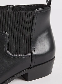 Textured Cuff Bootie (WW