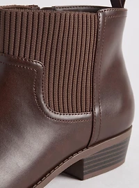 Textured Cuff Bootie (WW)