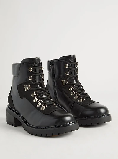 Lace-Up Hiker Bootie (WW