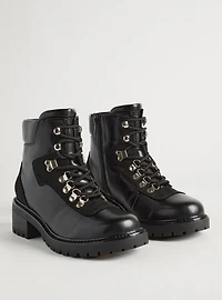 Lace-Up Hiker Bootie (WW