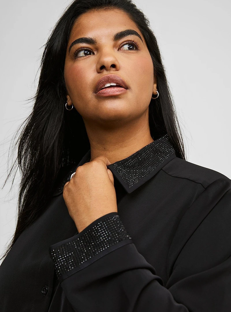 Lizzie Long Sleeve Embellished Shirt