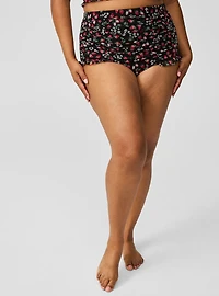 High Waist Mesh Swim Bottom