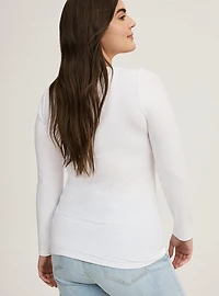 Ribbed V-Neck Top