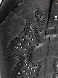 Studded Western Knee Boot (WW)
