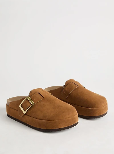 Platform Buckle Clog (WW)