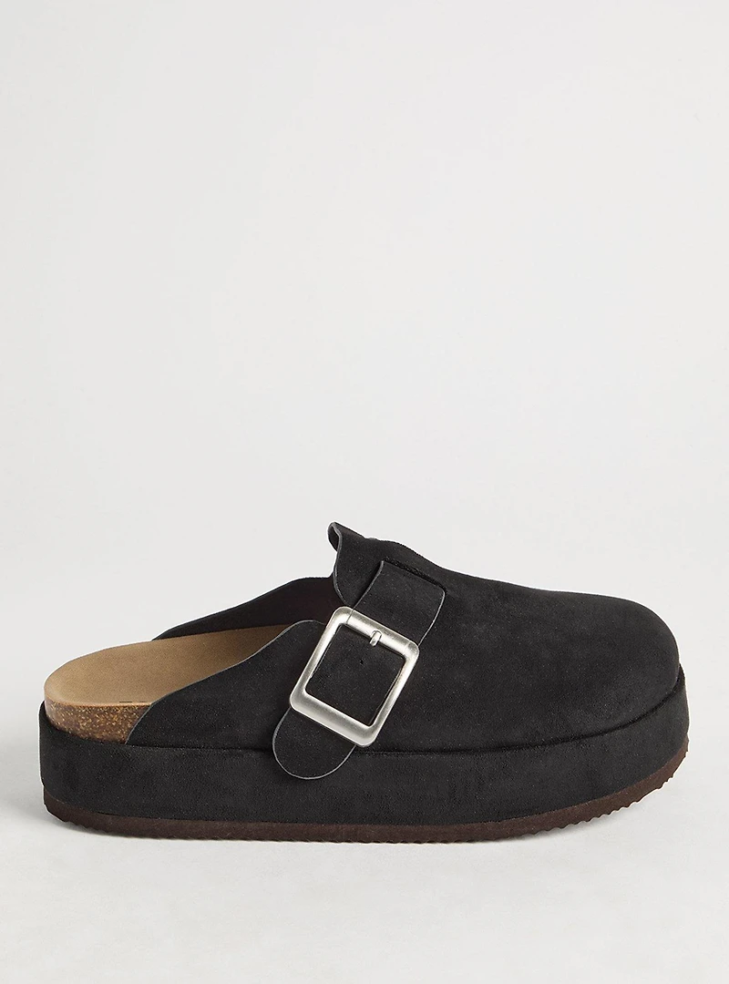 Platform Buckle Clog (WW