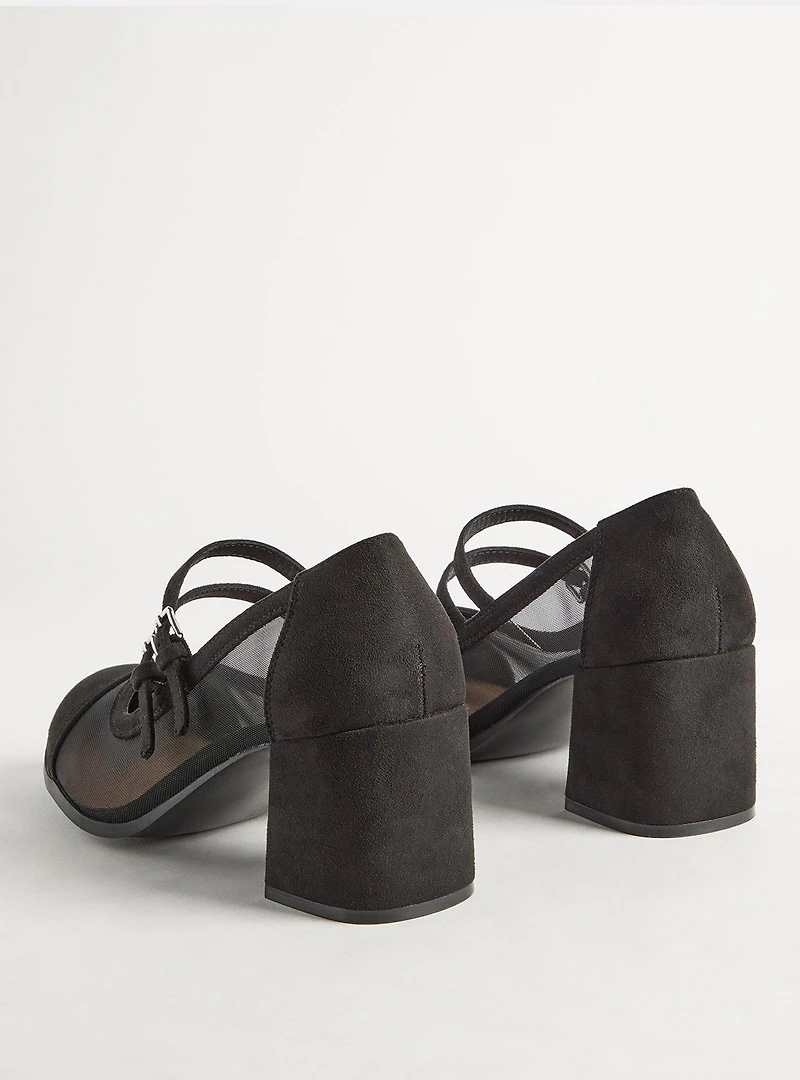Mesh Mary-Jane Heel (WW)
