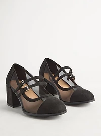 Mesh Mary-Jane Heel (WW)