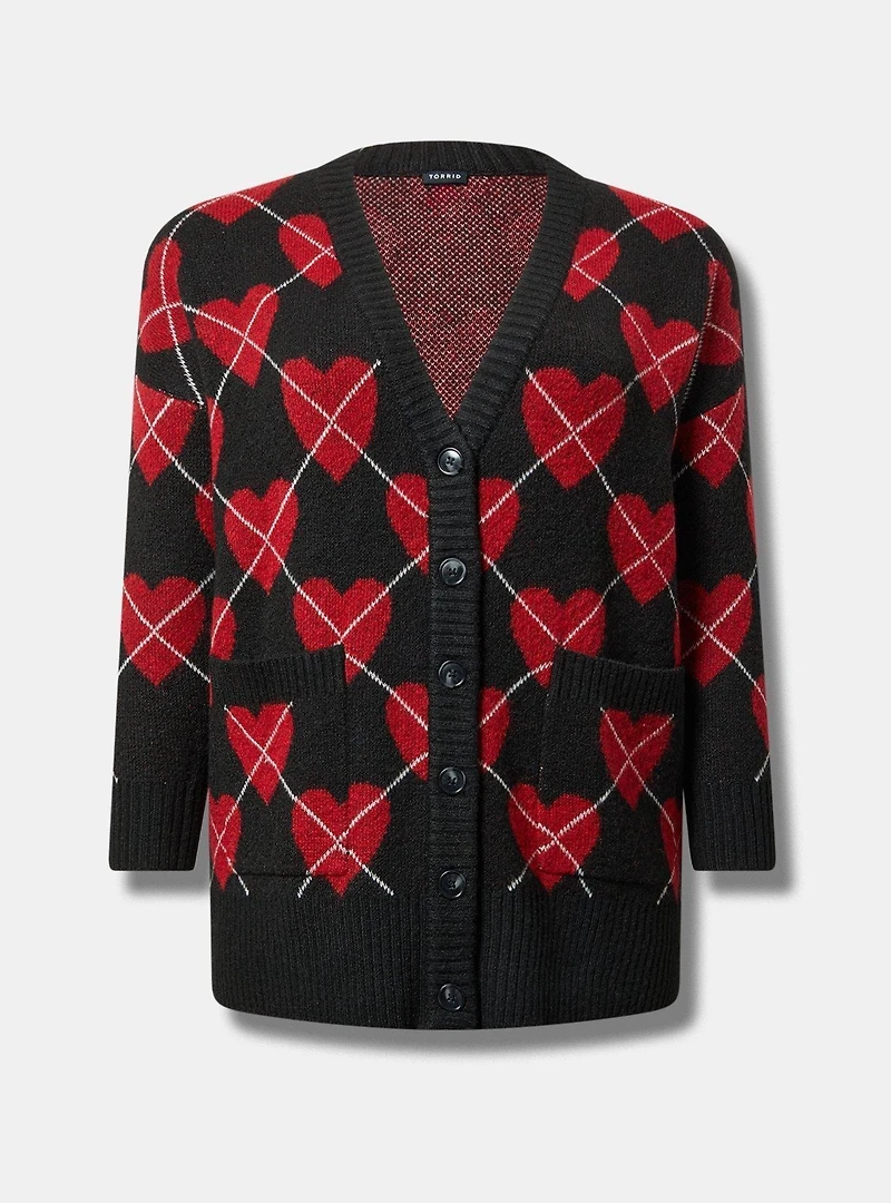 Vegan Cashmere Boyfriend Cardigan