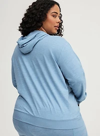 Super Soft Performance Jersey Full Zip Active Hoodie