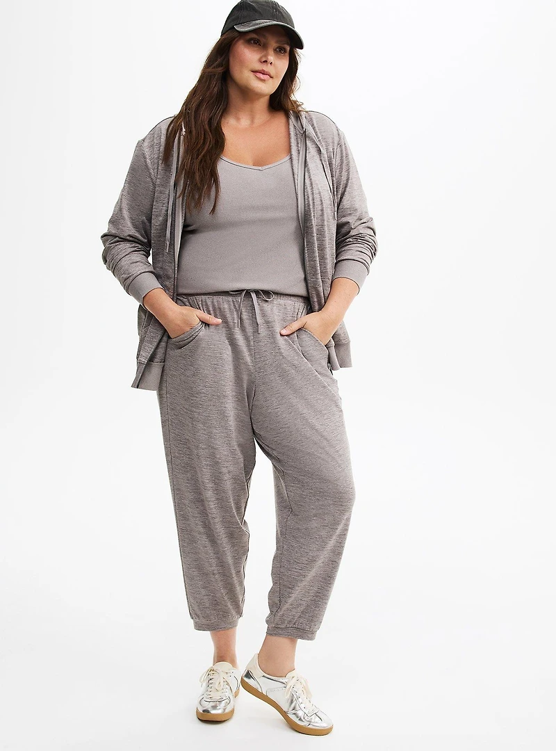 TRU Super Soft Performance Jersey Full Zip Active Hoodie