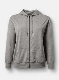 TRU Super Soft Performance Jersey Full Zip Active Hoodie