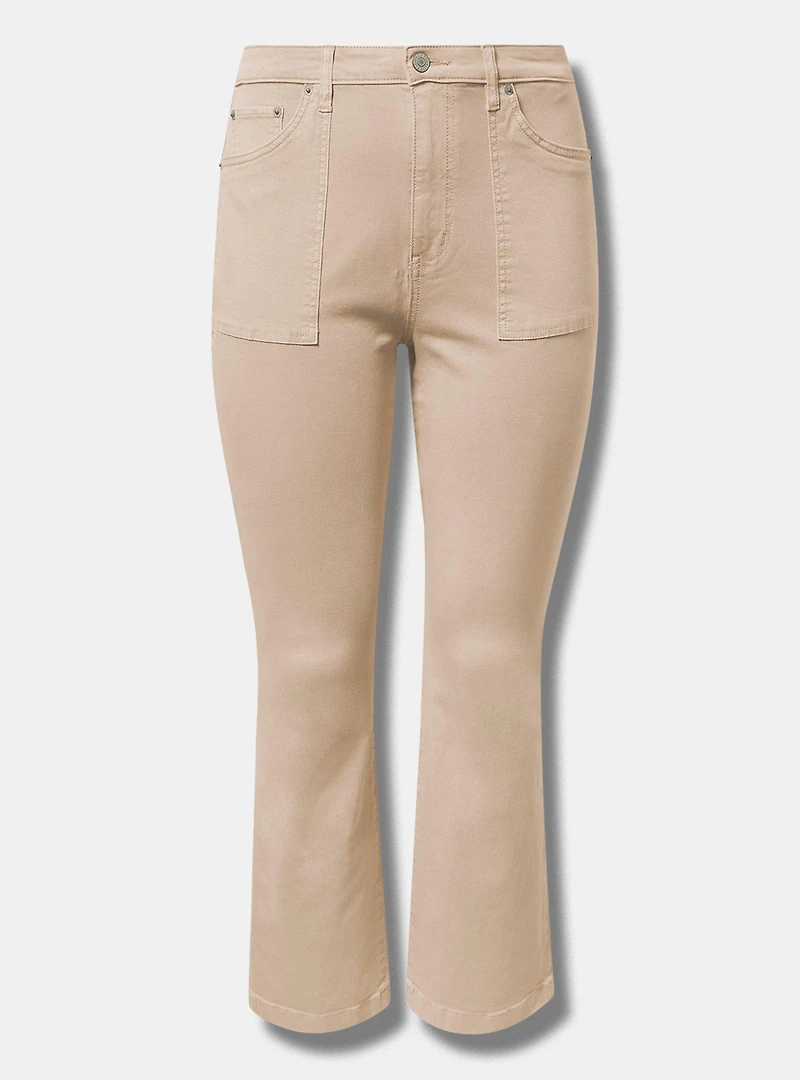 High-Rise Straight Utility Pant