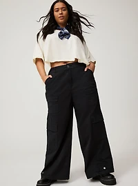 High Rise Baggy Cargo Pant