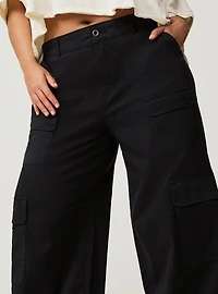 High Rise Baggy Cargo Pant