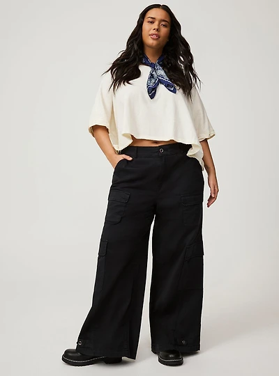 High Rise Baggy Cargo Pant