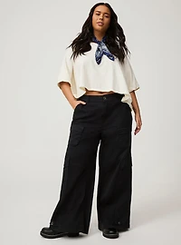 High Rise Baggy Cargo Pant
