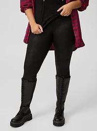 Full-Length Foil Print Legging