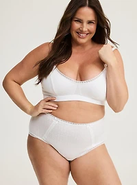 Pointelle Cotton Bralette