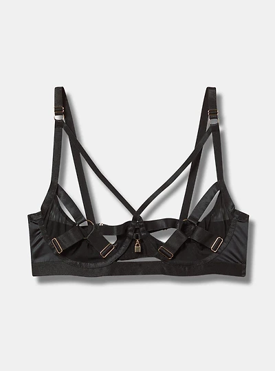 Open Cup O-Ring Underwire Bra