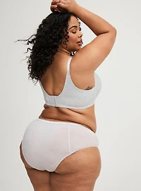 Mid-Rise Hipster Panty with Placket